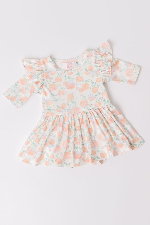 pretty-pumpkins-twirl-flutter-bodysuit Mila & Rose - Sophia's StyleTwirl Bodysuit-1